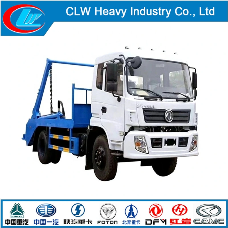 10 Cubic Meter Garbage Compactor Truck Waste Hook Lift Arm Small Dump Garbage Truck