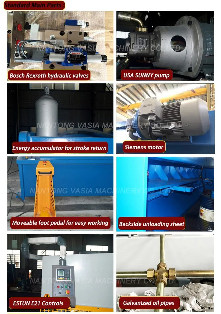 Plate Cutting Guillotine Shearing Machine Hydraulic Metal Sheet Shear