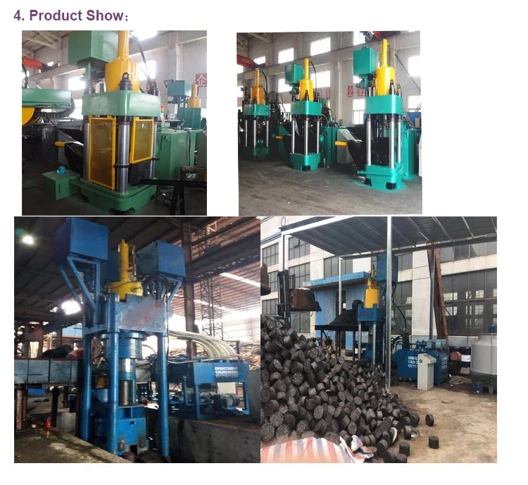 Hydraulic Scrap Metal Chip Iron Copper Aluminum Manual Briquette Press